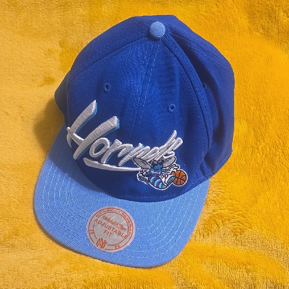 Blue Hornets Cap with Silver Embroidery